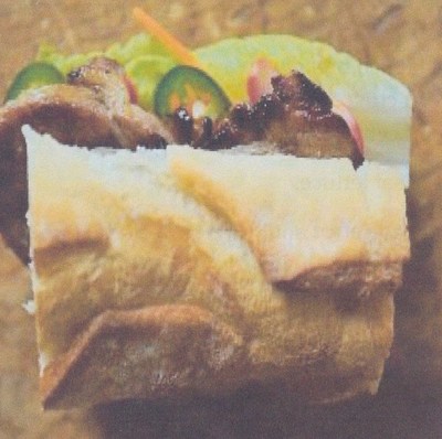 picture of Caramelised pork Banh Mi
 Asian